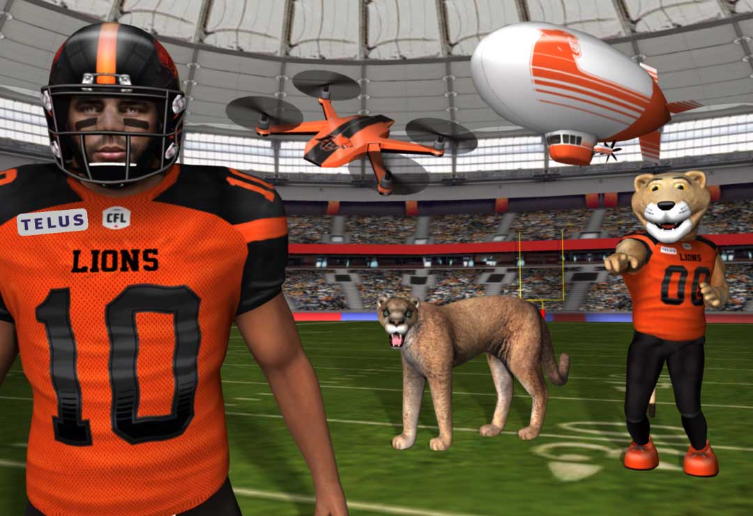 BC Lions Launch Virtual and Augmented Reality