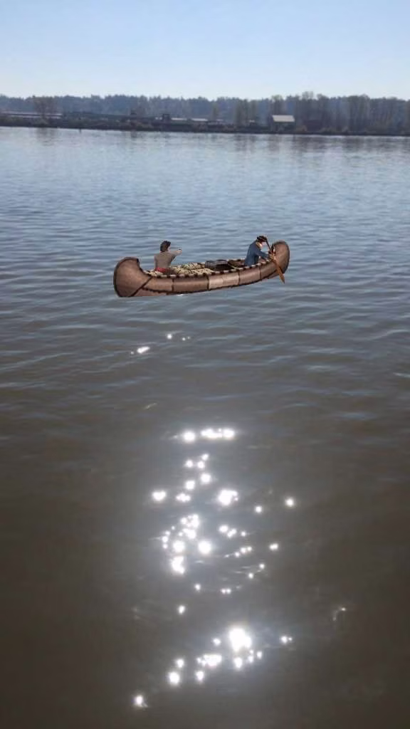 Kwantlen_QuestUpon_AR_Canoe
